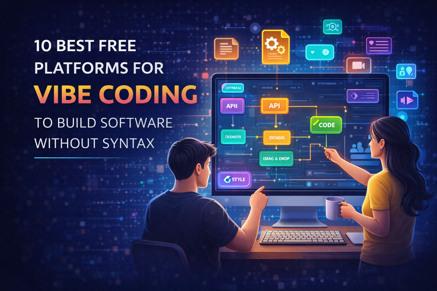 10 Best Free Platforms for Vibe Coding to Build Software Without Syntax